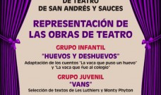 Actuación del Grupo Infantil y el Grupo Juvenil de la Escuela Municipal de Teatro de San Andrés y Sauces