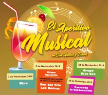 Los Sábados Tómate el Aperitivo Musical en San Andrés y Sauces – NOVIEMBRE