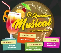 Los Sábados Tómate el Aperitivo Musical en San Andrés y Sauces – OCTUBRE