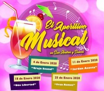 Los Sábados Tómate el Aperitivo Musical en San Andrés y Sauces – ENERO 2020