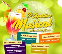 Los Sábados Tómate el Aperitivo Musical en San Andrés y Sauces – FEBRERO