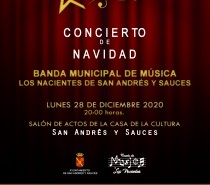 Concierto de Navidad de la Banda Municipal de Música Los Nacientes de San Andrés y Sauces