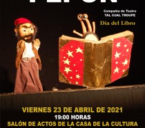 Representación de la Obra de Teatro de Títeres “Pepón”, de la Compañía Tal Cual Troupe.