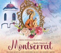 Programa de Actos. Fiestas Patronales en Honor a Ntra. Sra. de Montserrat 2022