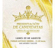 Presentación de Candidatas a Reina de las Fiestas Patronales en Honor a Ntra. Sra. De Montserrat de San Andrés y Sauces 2022