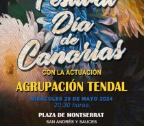 Festival Día de Canarias con la actuación de la Agrupación Tendal