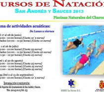 Cursos de Natación en San Andrés y Sauces