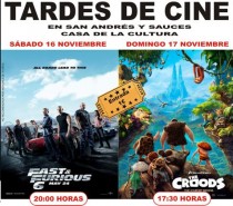 Tardes de Cine en San Andrés y Sauces 16 y 17 de Noviembre de 2013. Casa de la Cultura