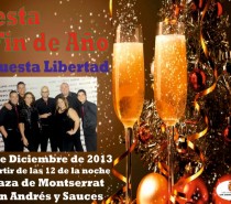 Fiesta de Fin de Año, a cargo de la Orquesta Libertad, en la Plaza de Montserrat