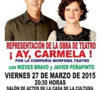 Obra de teatro “Ay, Carmela” en San Andrés y Sauces. Viernes 27 de Marzo a las 20:30 horas. Casa de La Cultura