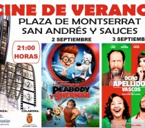 Cine de Verano en San Andrés y Sauces, 2 y 3 de Septiembre de 2015 a las 21:00 horas en la Plaza de Montserrat