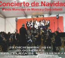 Concierto de Navidad de la Banda Municipal de Música y Coro Infantil de San Andrés y Sauces