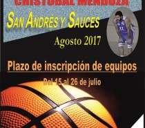 XXXIV Torneo de Baloncesto “CRISTOBAL MENDOZA” en San Andrés y Sauces