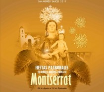 Programa de Actos de las Fiestas Patronales en Honor a Nuestra Señora de Montserrat 2017