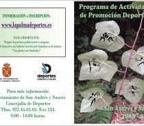 Programa de Actividades de Promoción Deportiva en San Andrés y Sauces 2018-2019