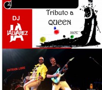 Tributo a Queen, por el grupo A Kind Of Magic y Discoteca Móvil, con la actuación del DJ Jalvarez, en la Carpa instalada en la Plaza de Montserrat, en San Andrés y Sauces