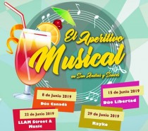 Los Sábados Tómate el Aperitivo Musical en San Andrés y Sauces – JUNIO