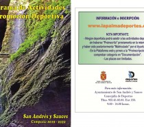 Programa de Actividades de Promoción Deportiva en San Andrés y Sauces 2019-2020