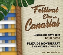 Festival Día de Canarias, con la actuación del grupo Los Benahoare en San Andrés y Sauces