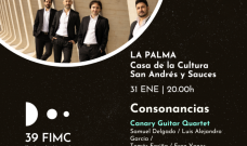 Espectáculo “Consonancias”, por los grupos Canary Guitar Quartet y Timples y Otras Pequeñas Guitarras del Mundo, dentro del 39 Festival Internacional de Música de Canarias