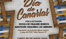 Festival Día de Canarias con la actuación de la Escuela de Folklore Bediesta y la Agrupación Folklórica Los Arrieros