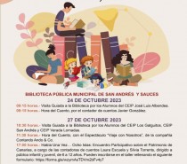 Actividades de Animación a la Lectura en la Biblioteca Pública Municipal de San Andrés y Sauces para Celebrar el Día Internacional de las Bibliotecas