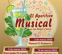 Los Sábados Tómate el Aperitivo Musical en San Andrés y Sauces – MARZO 2024