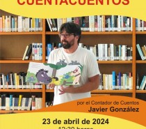 Espectáculo de Cuentacuentos para Conmemorar el Día de Libros por el contador de cuentos Javier González